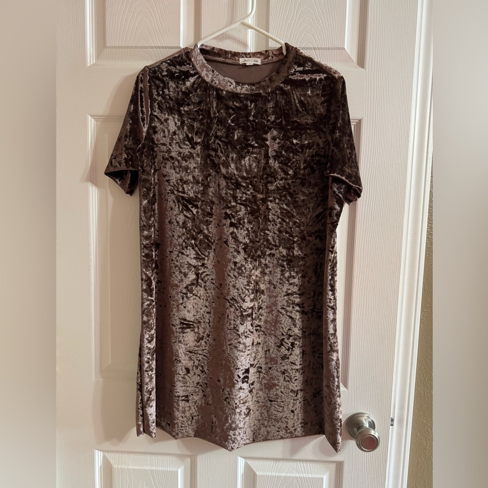 Velvet Brown Women's Dress